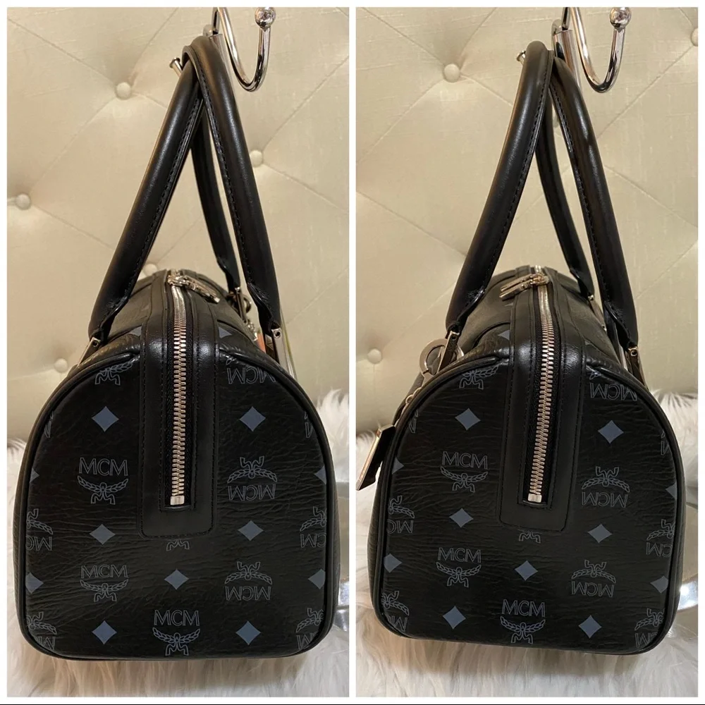 MCM Visetos Boston Bag - Picture 8 of 15